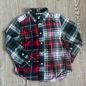 Ralph Lauren Boys 4T Plaid Shirt